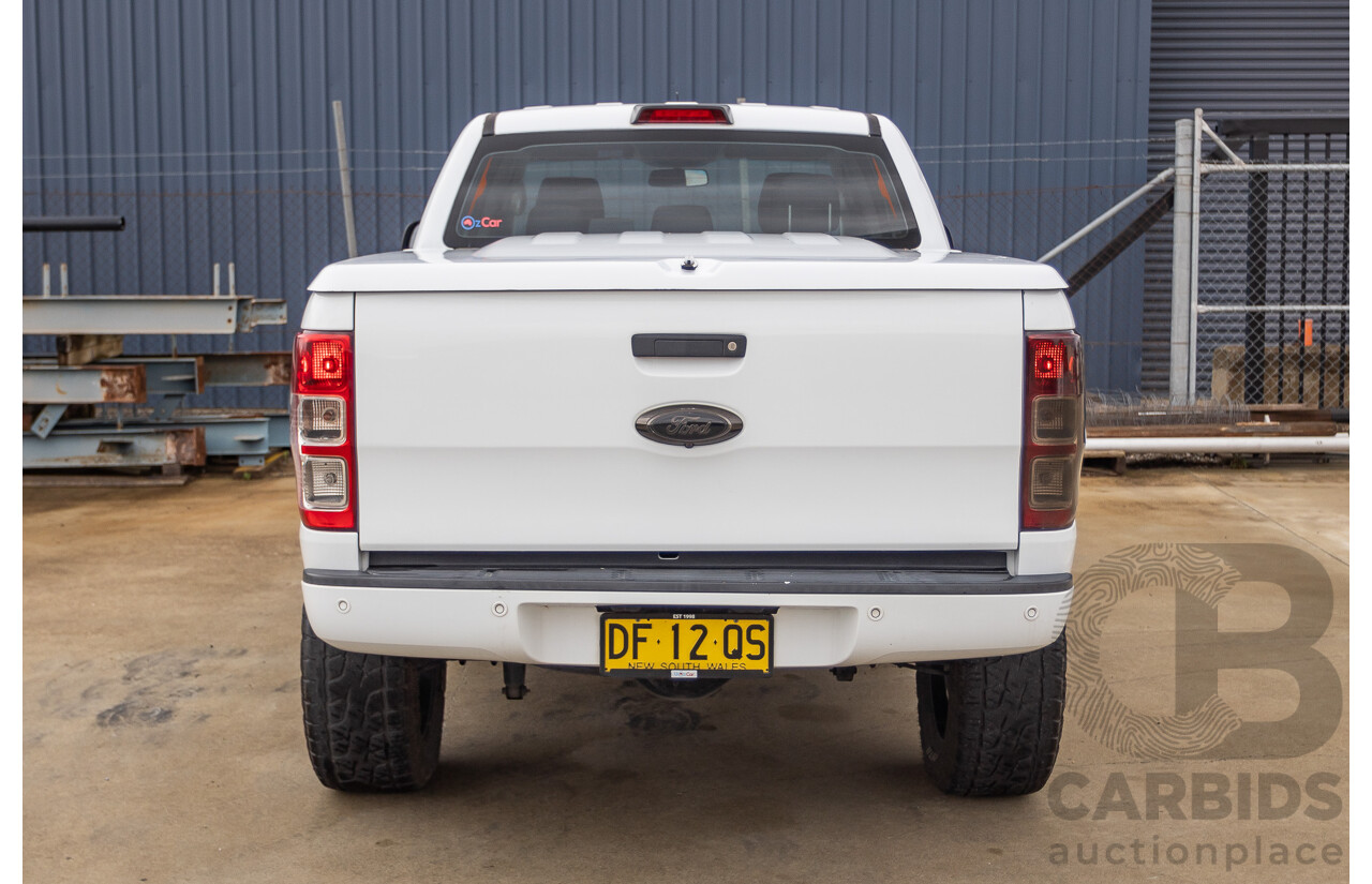 10/2017 Ford Ranger XLS 3.2 (4x4) PX MKII MY17 Update Dual Cab Utility White Turbo Diesel 3.2L