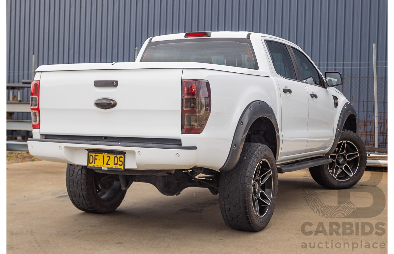 10/2017 Ford Ranger XLS 3.2 (4x4) PX MKII MY17 Update Dual Cab Utility White Turbo Diesel 3.2L