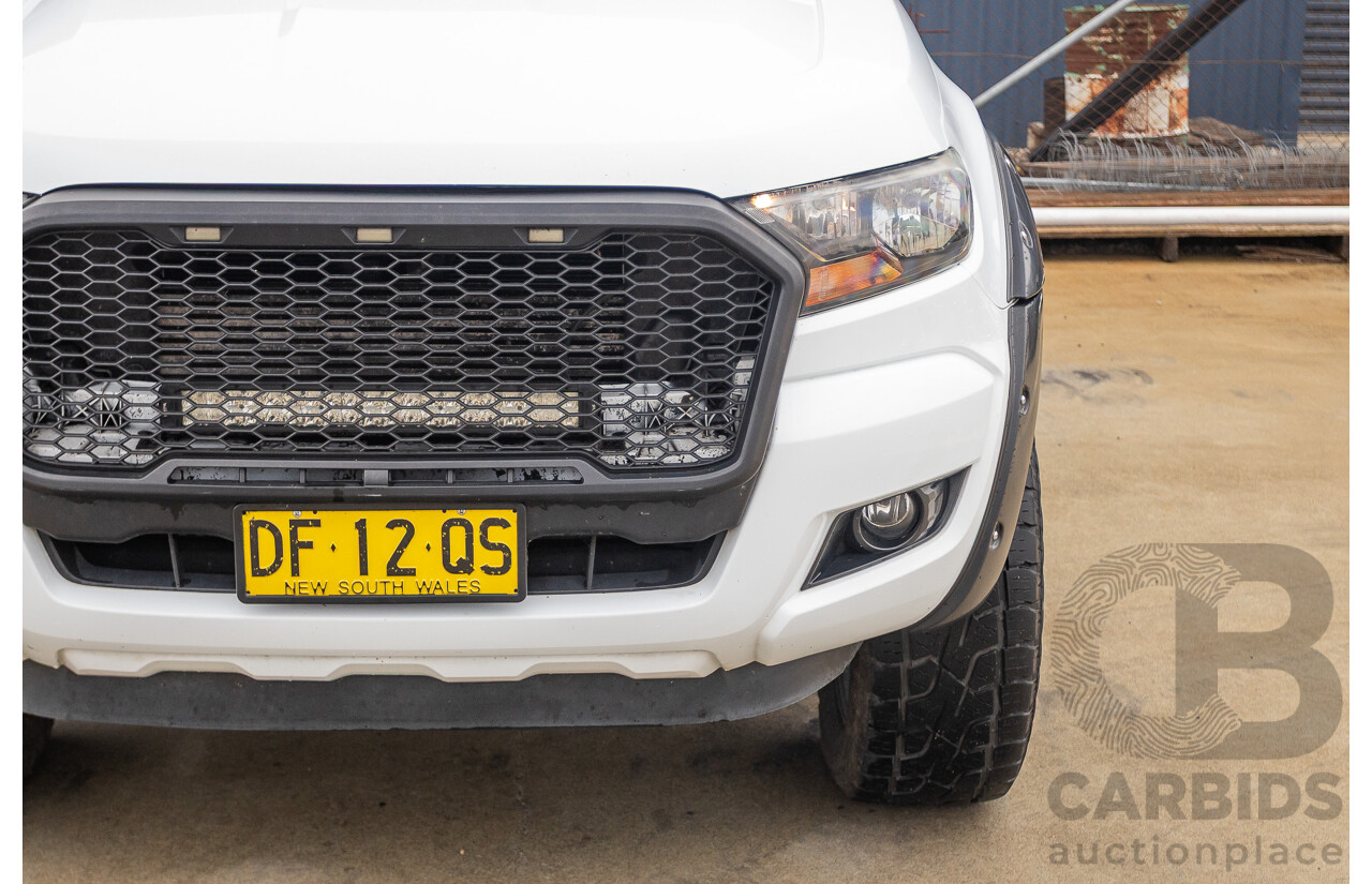 10/2017 Ford Ranger XLS 3.2 (4x4) PX MKII MY17 Update Dual Cab Utility White Turbo Diesel 3.2L
