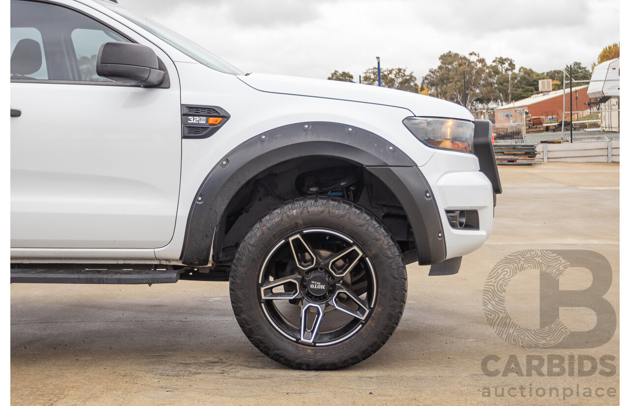 10/2017 Ford Ranger XLS 3.2 (4x4) PX MKII MY17 Update Dual Cab Utility White Turbo Diesel 3.2L
