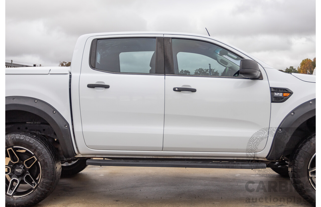 10/2017 Ford Ranger XLS 3.2 (4x4) PX MKII MY17 Update Dual Cab Utility White Turbo Diesel 3.2L