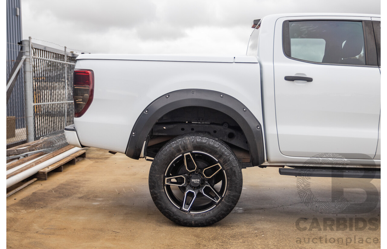 10/2017 Ford Ranger XLS 3.2 (4x4) PX MKII MY17 Update Dual Cab Utility White Turbo Diesel 3.2L