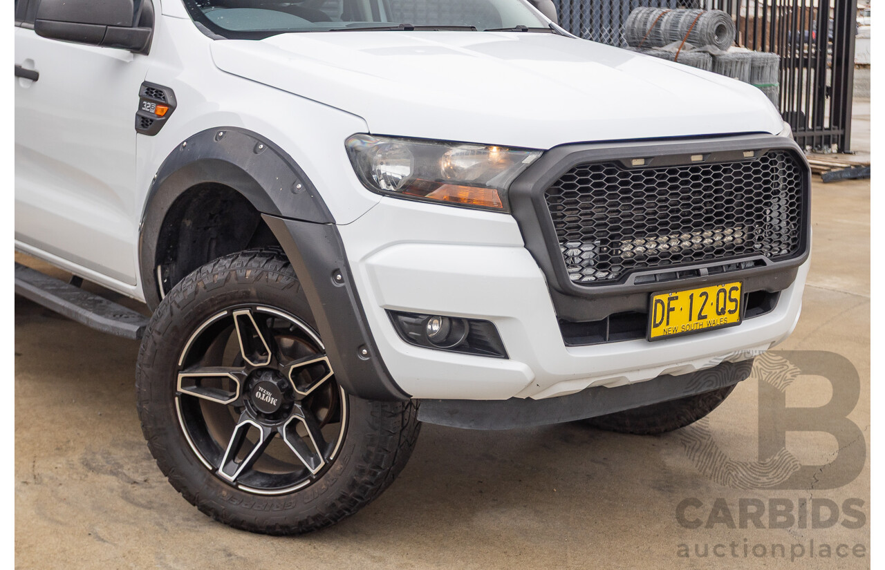 10/2017 Ford Ranger XLS 3.2 (4x4) PX MKII MY17 Update Dual Cab Utility White Turbo Diesel 3.2L
