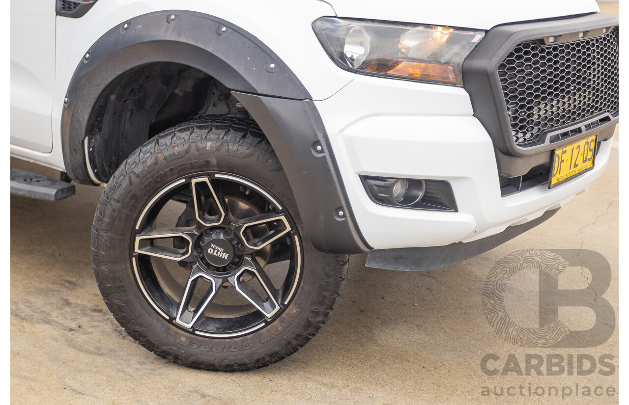 10/2017 Ford Ranger XLS 3.2 (4x4) PX MKII MY17 Update Dual Cab Utility White Turbo Diesel 3.2L