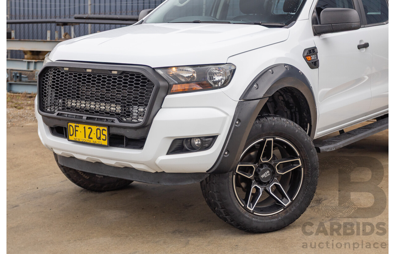 10/2017 Ford Ranger XLS 3.2 (4x4) PX MKII MY17 Update Dual Cab Utility White Turbo Diesel 3.2L