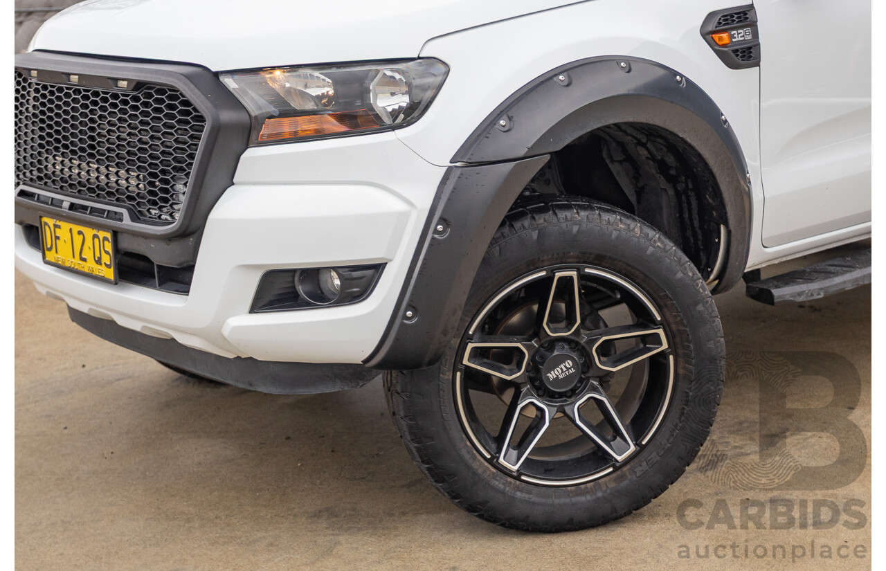 10/2017 Ford Ranger XLS 3.2 (4x4) PX MKII MY17 Update Dual Cab Utility White Turbo Diesel 3.2L