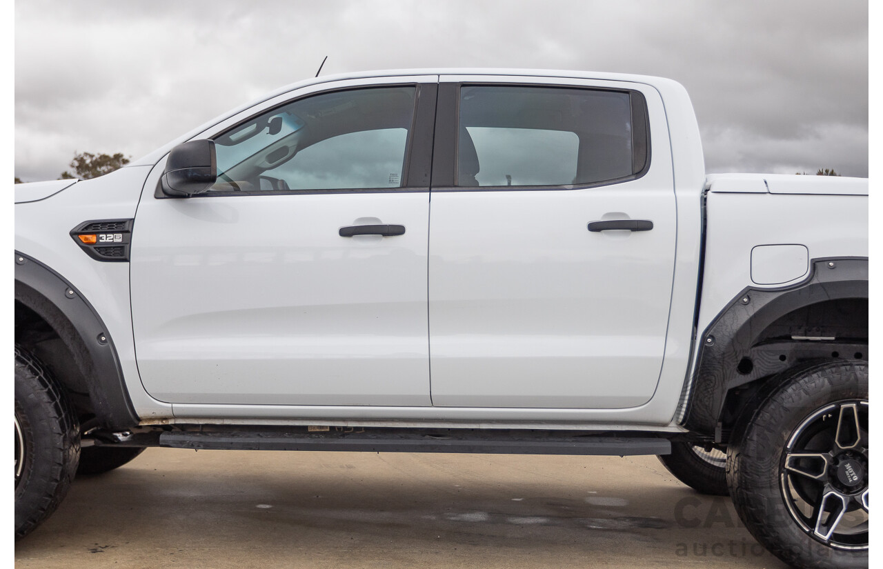 10/2017 Ford Ranger XLS 3.2 (4x4) PX MKII MY17 Update Dual Cab Utility White Turbo Diesel 3.2L