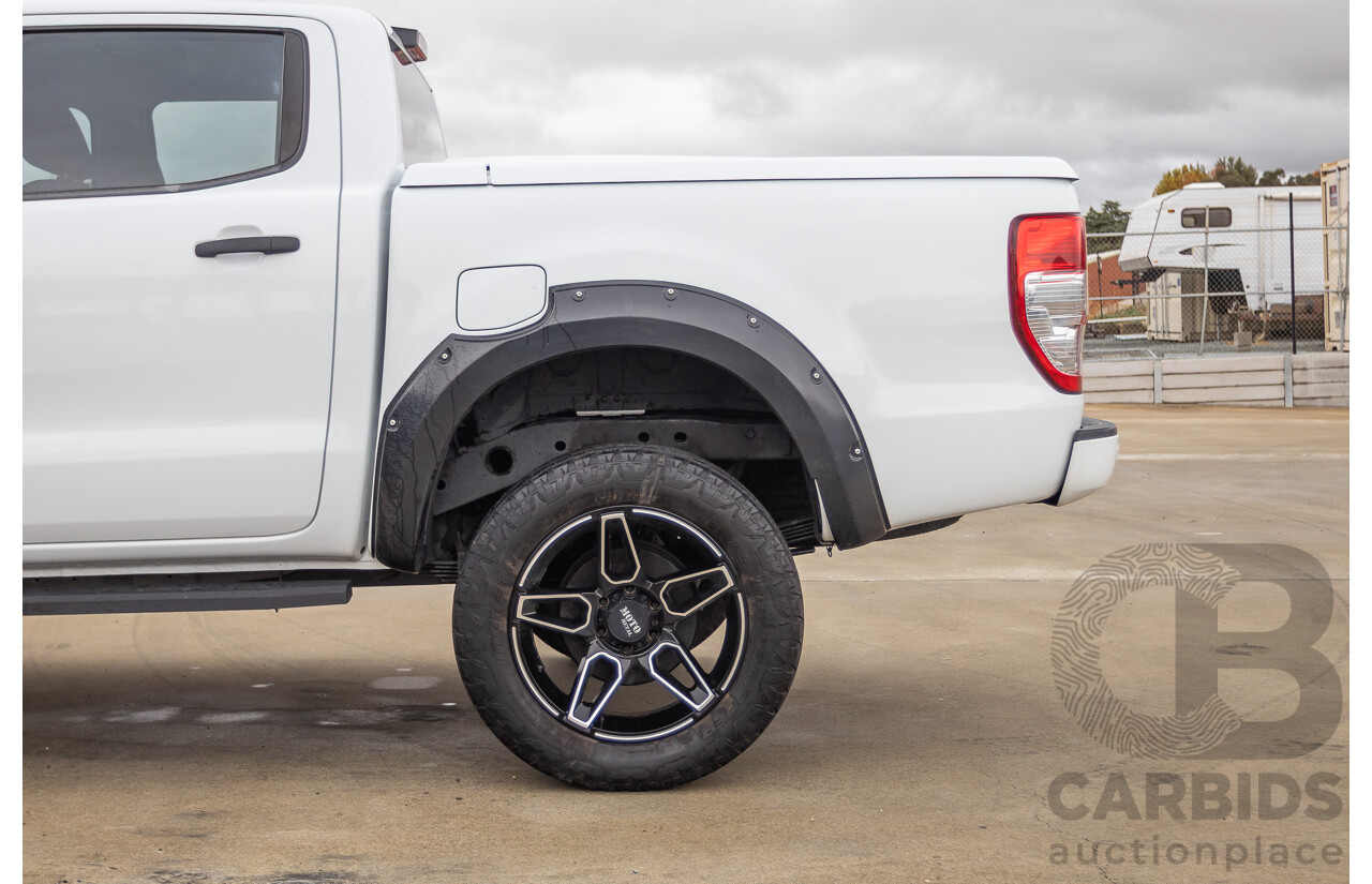 10/2017 Ford Ranger XLS 3.2 (4x4) PX MKII MY17 Update Dual Cab Utility White Turbo Diesel 3.2L