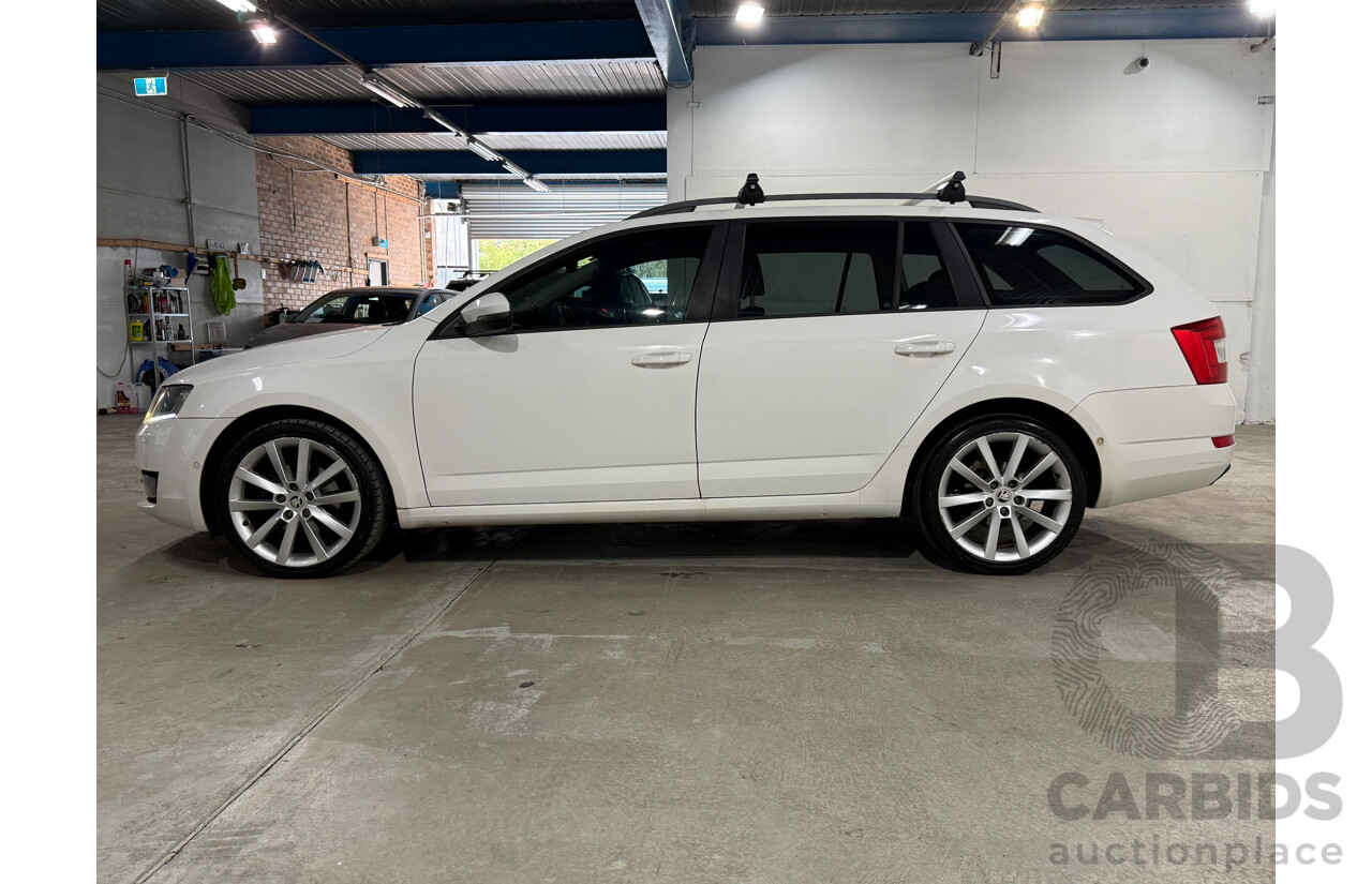 7/2015 Skoda Octavia 103 TSI Ambition NE MY15 4d Wagon White Turbo 1.4L