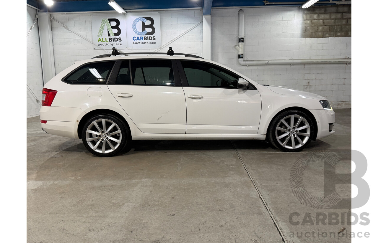 7/2015 Skoda Octavia 103 TSI Ambition NE MY15 4d Wagon White Turbo 1.4L