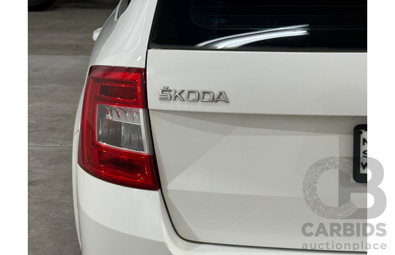 7/2015 Skoda Octavia 103 TSI Ambition NE MY15 4d Wagon White Turbo 1.4L