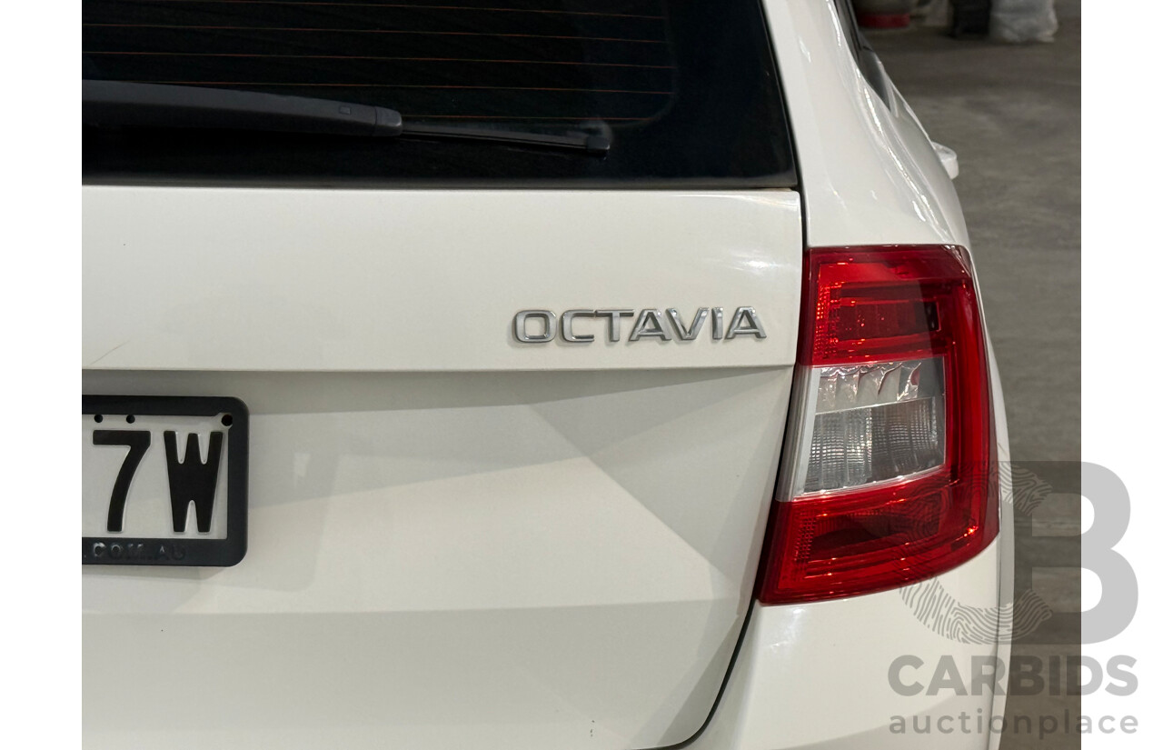 7/2015 Skoda Octavia 103 TSI Ambition NE MY15 4d Wagon White Turbo 1.4L