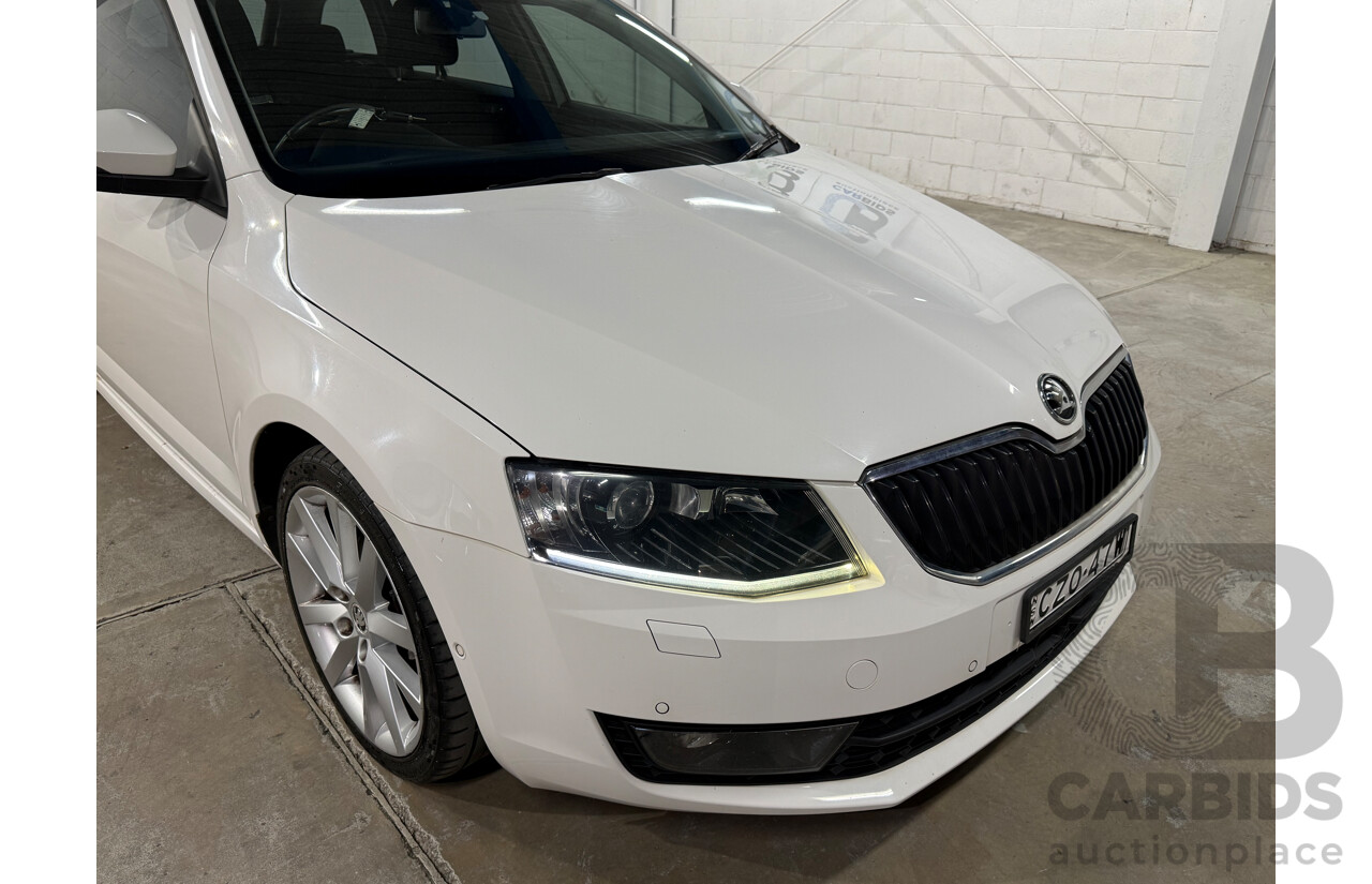 7/2015 Skoda Octavia 103 TSI Ambition NE MY15 4d Wagon White Turbo 1.4L