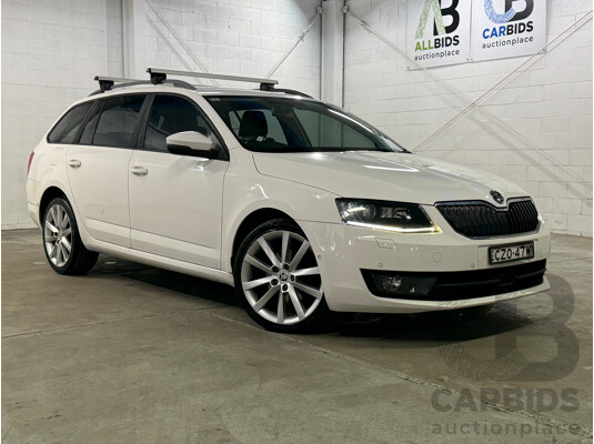 7/2015 Skoda Octavia 103 TSI Ambition NE MY15 4d Wagon White Turbo 1.4L