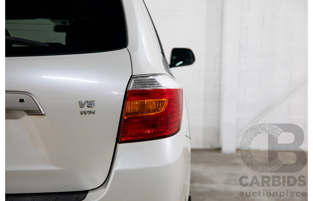 2/2010 Toyota Kluger KX-R (4x4) GSU45R 4d Wagon White V6 3.5L