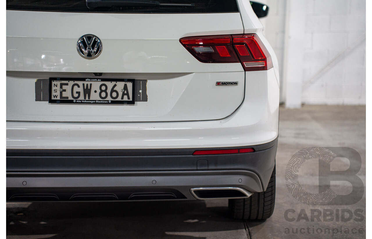 12/2019 Volkswagen Tiguan Allspace 132 TSI Comfortline (AWD) 5NA MY20 4d Wagon Candy White Turbo 2.0L - 7 Seater