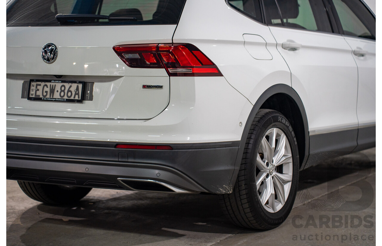 12/2019 Volkswagen Tiguan Allspace 132 TSI Comfortline (AWD) 5NA MY20 4d Wagon Candy White Turbo 2.0L - 7 Seater