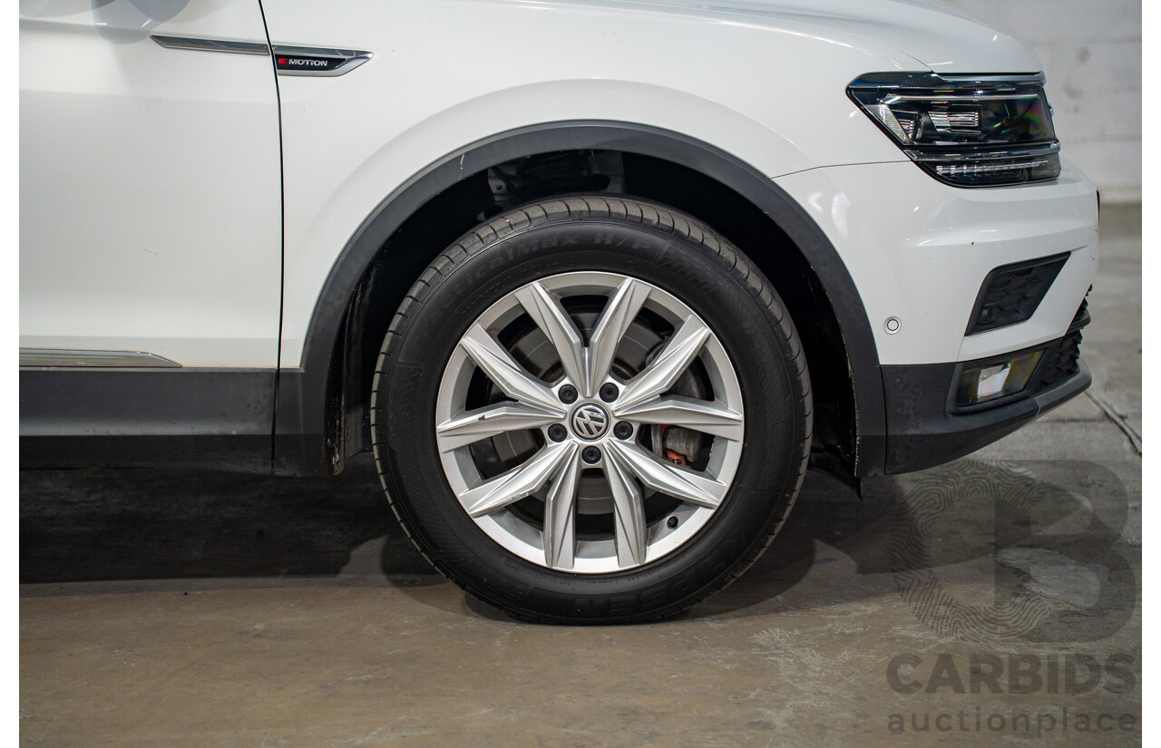 12/2019 Volkswagen Tiguan Allspace 132 TSI Comfortline (AWD) 5NA MY20 4d Wagon Candy White Turbo 2.0L - 7 Seater