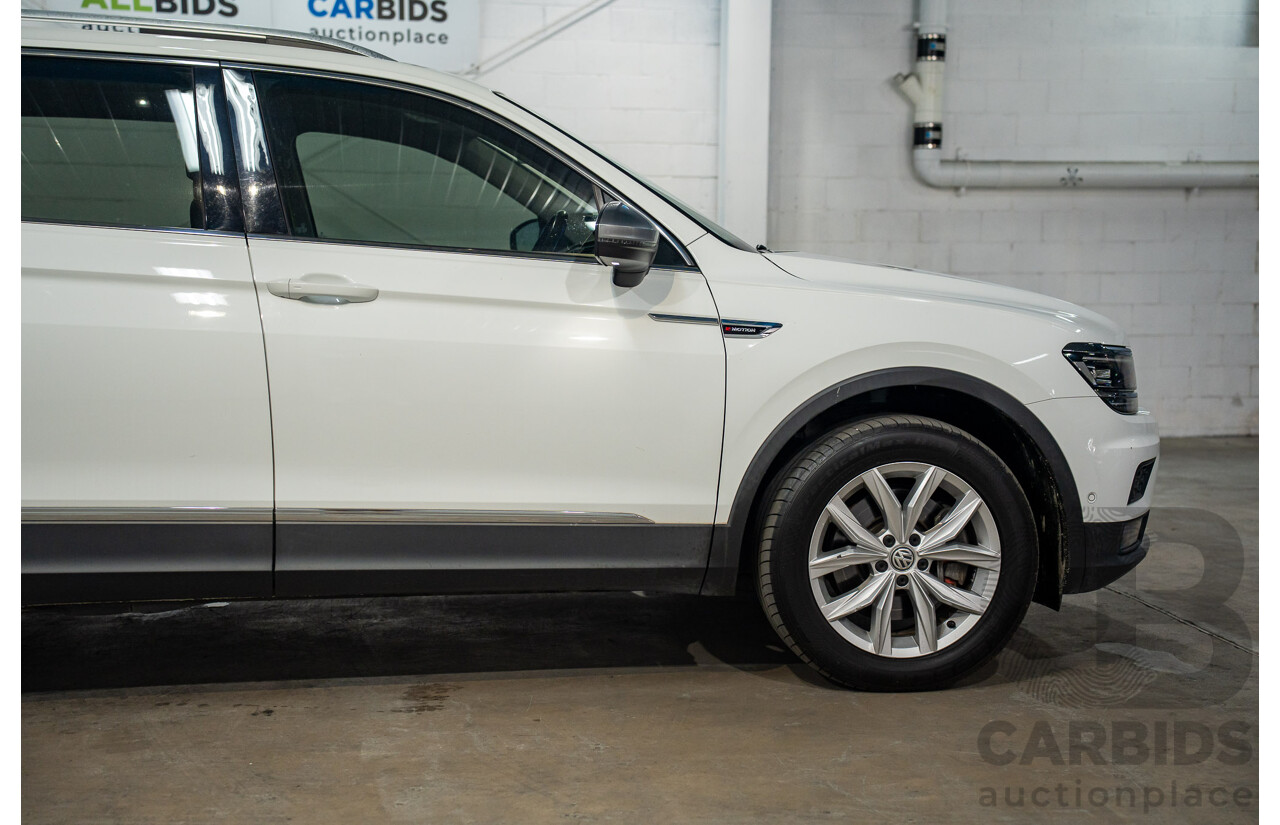 12/2019 Volkswagen Tiguan Allspace 132 TSI Comfortline (AWD) 5NA MY20 4d Wagon Candy White Turbo 2.0L - 7 Seater