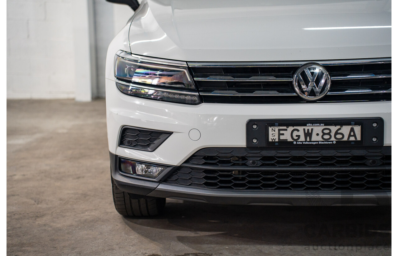 12/2019 Volkswagen Tiguan Allspace 132 TSI Comfortline (AWD) 5NA MY20 4d Wagon Candy White Turbo 2.0L - 7 Seater