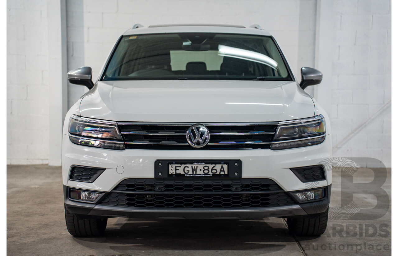 12/2019 Volkswagen Tiguan Allspace 132 TSI Comfortline (AWD) 5NA MY20 4d Wagon Candy White Turbo 2.0L - 7 Seater