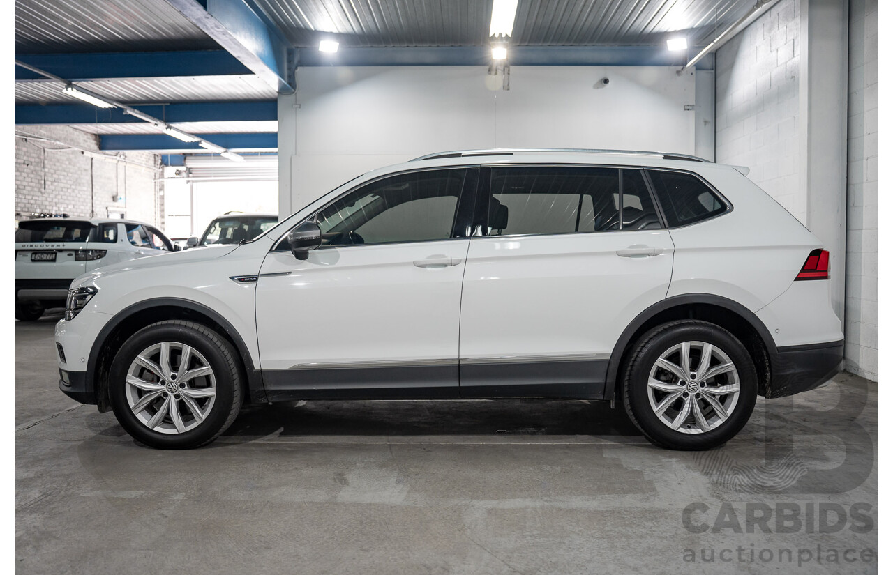 12/2019 Volkswagen Tiguan Allspace 132 TSI Comfortline (AWD) 5NA MY20 4d Wagon Candy White Turbo 2.0L - 7 Seater