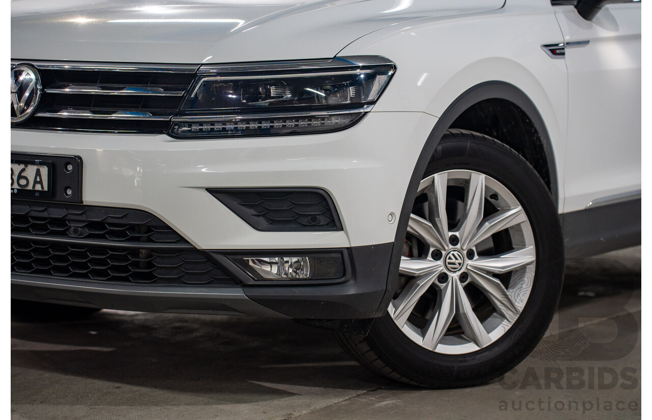 12/2019 Volkswagen Tiguan Allspace 132 TSI Comfortline (AWD) 5NA MY20 4d Wagon Candy White Turbo 2.0L - 7 Seater