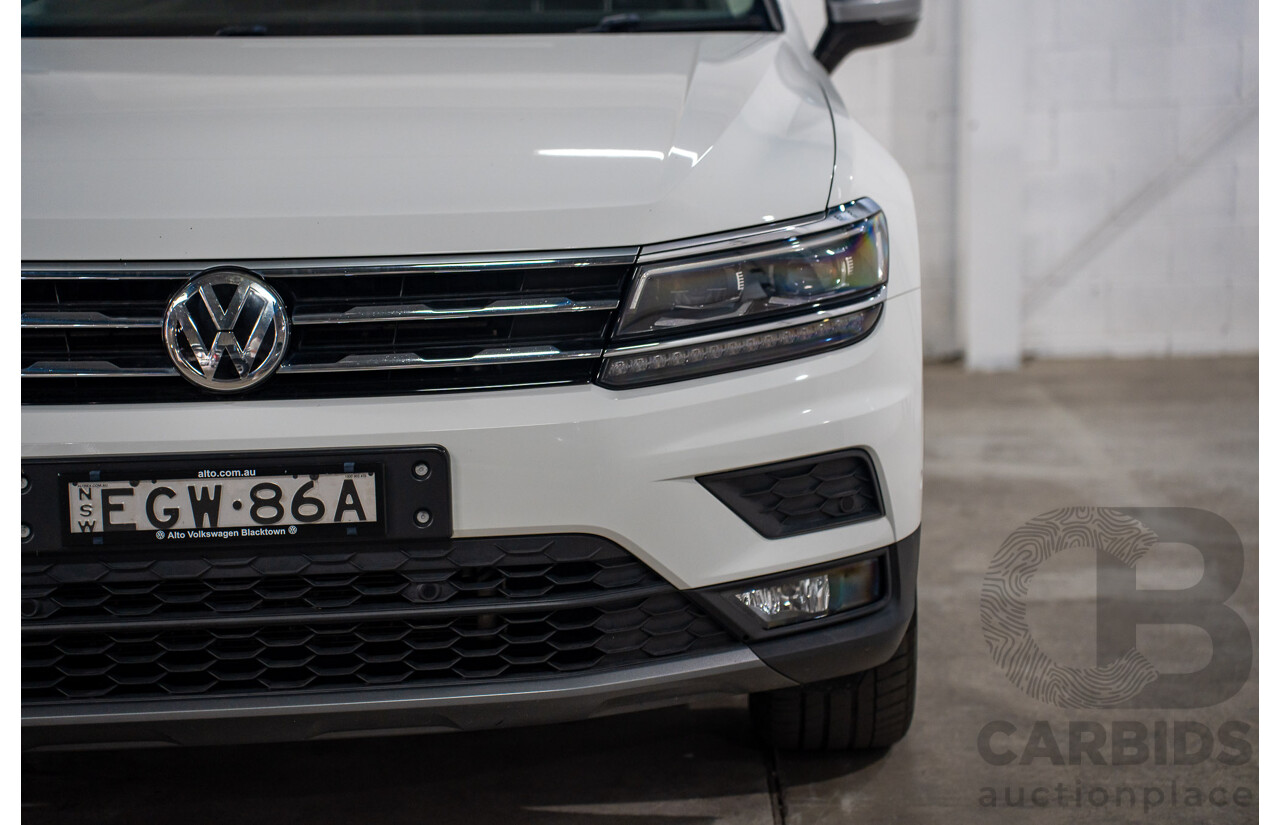 12/2019 Volkswagen Tiguan Allspace 132 TSI Comfortline (AWD) 5NA MY20 4d Wagon Candy White Turbo 2.0L - 7 Seater