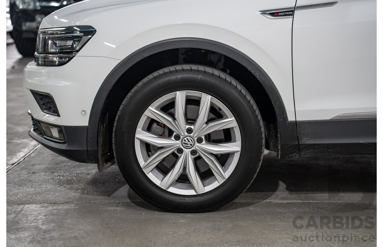 12/2019 Volkswagen Tiguan Allspace 132 TSI Comfortline (AWD) 5NA MY20 4d Wagon Candy White Turbo 2.0L - 7 Seater