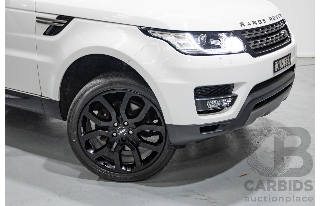 11/2016 Range Rover Range Rover Sport 3.0 TDV6 SE (AWD) LW MY16.5 4d Wagon Fuji White Turbo Diesel V6 3.0L