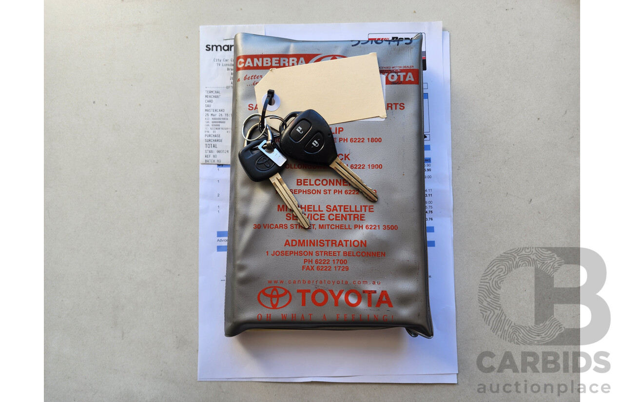 11/2011 Toyota Rav4 Cruiser (4x4) ACA33R 08 UPGRADE 4d Wagon White 2.4L