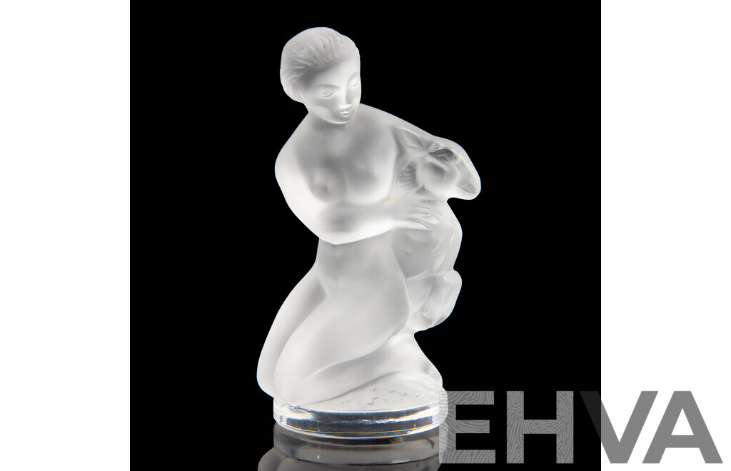 'Diana the Huntress' Glass Figure by Marc Lalique