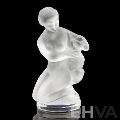 'Diana the Huntress' Glass Figure by Marc Lalique