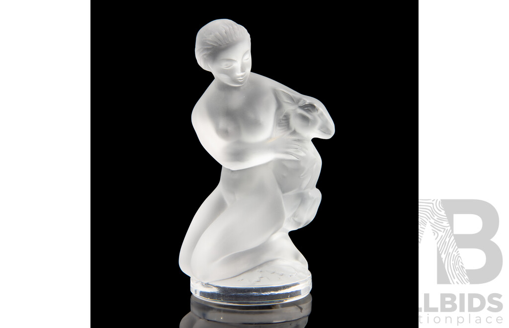 'Diana the Huntress' Glass Figure by Marc Lalique