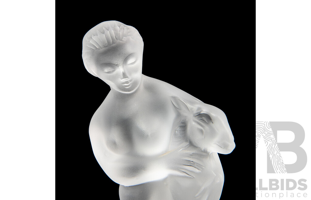 'Diana the Huntress' Glass Figure by Marc Lalique