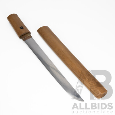 Japanese Muromachi Period Tanto in Shirasaya Case