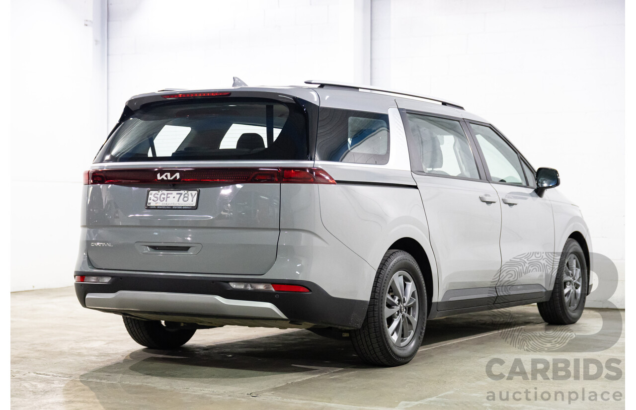 11/2022 Kia Carnival S FWD KA4 MY23 4D Wagon Ceramic Grey Turbo Diesel 2.2L