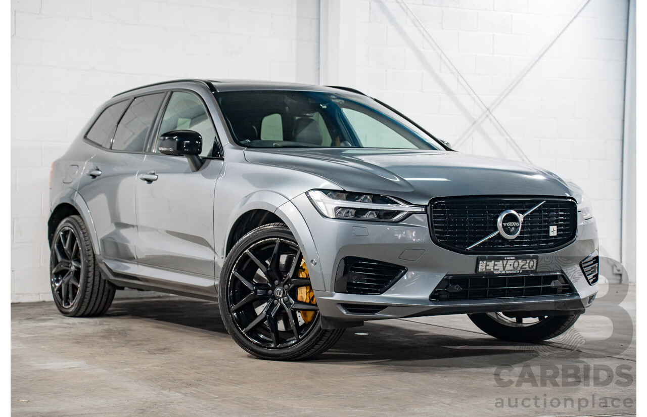12/2019 Volvo XC60 T8 Polestar (AWD) 246 MY20 4D Wagon Osmium Grey Metallic Twincharged 2.0L - 65kW Hybrid