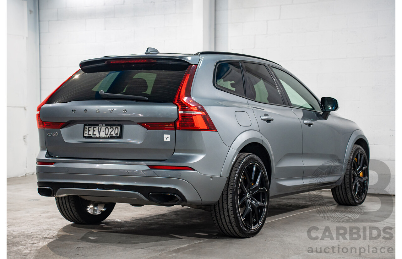 12/2019 Volvo XC60 T8 Polestar (AWD) 246 MY20 4D Wagon Osmium Grey Metallic Twincharged 2.0L - 65kW Hybrid