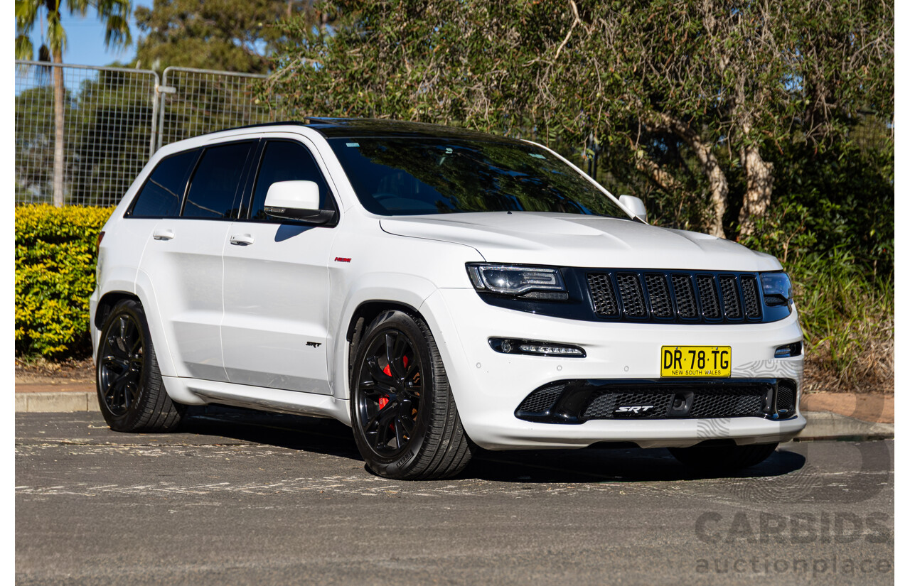 11/2015 Jeep Grand Cherokee SRT 8 (4x4) WK MY15 4d Wagon Bright White V8 6.4L