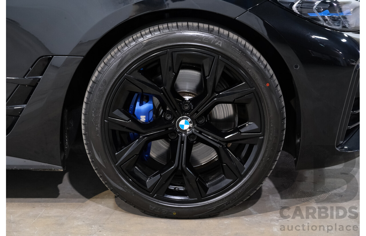 07/2022 BMW 430i M Sport Gran Coupe (RWD) G26 4d Coupe Black Sapphire Metallic Turbo 2.0L