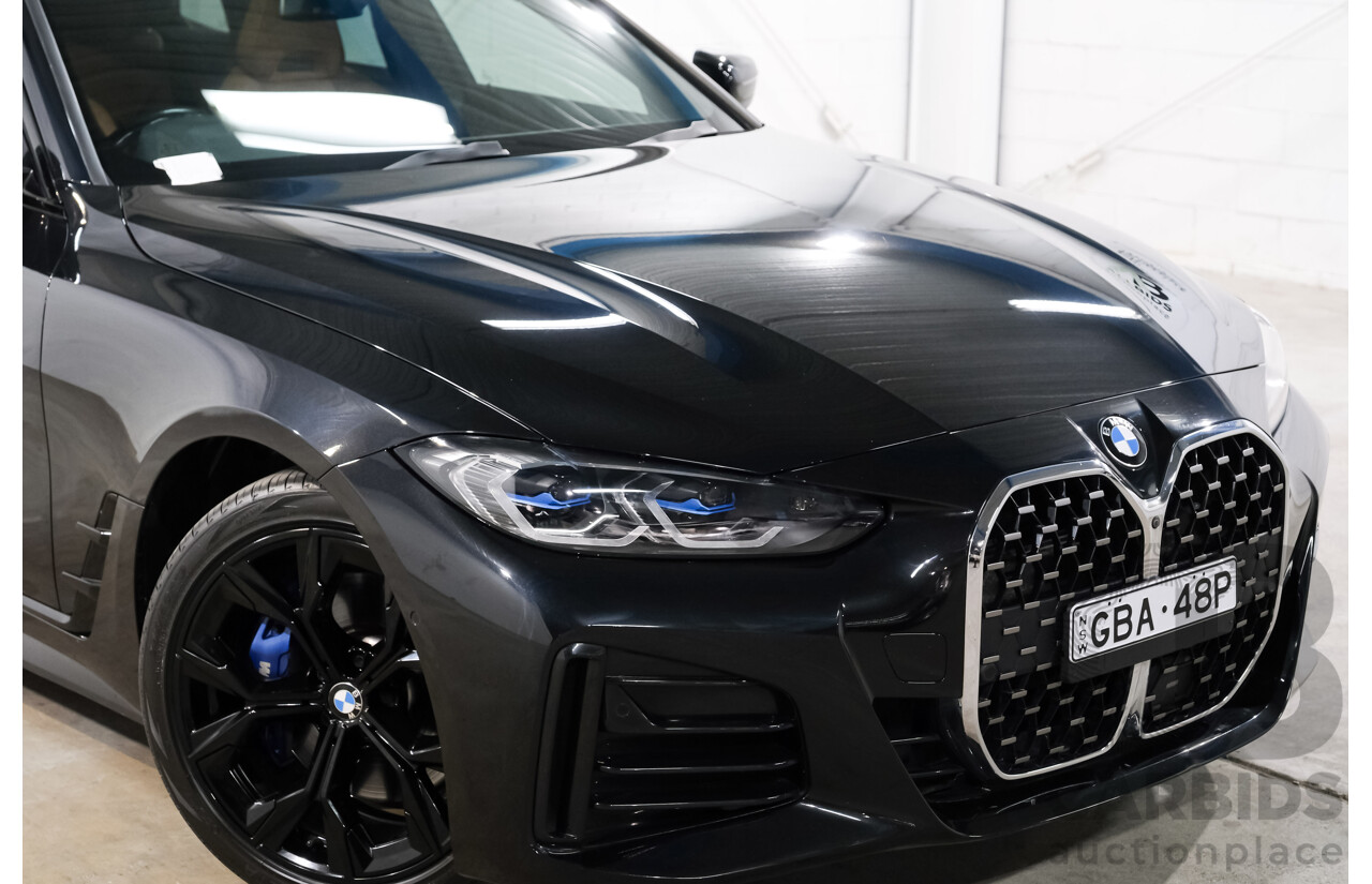 07/2022 BMW 430i M Sport Gran Coupe (RWD) G26 4d Coupe Black Sapphire Metallic Turbo 2.0L