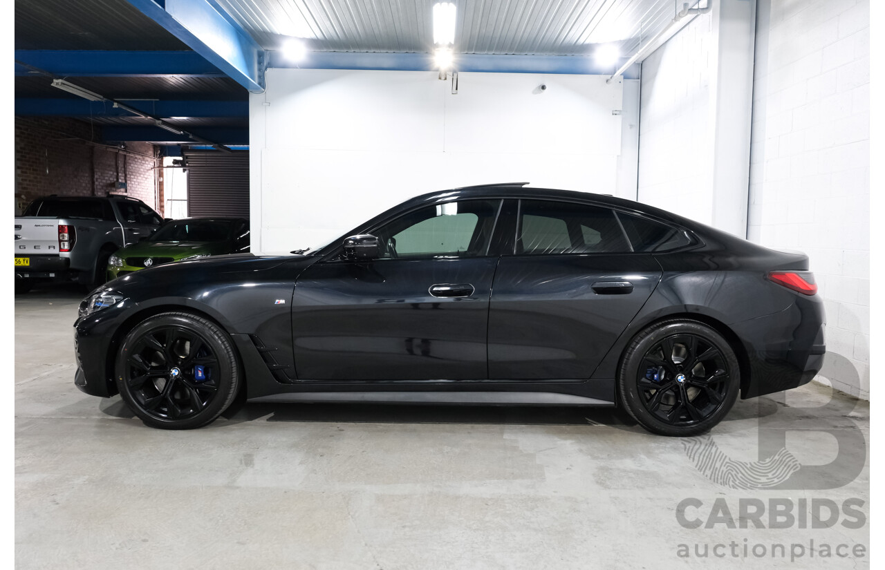 07/2022 BMW 430i M Sport Gran Coupe (RWD) G26 4d Coupe Black Sapphire Metallic Turbo 2.0L