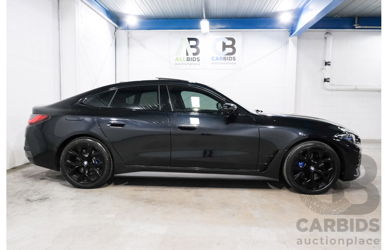 07/2022 BMW 430i M Sport Gran Coupe (RWD) G26 4d Coupe Black Sapphire Metallic Turbo 2.0L