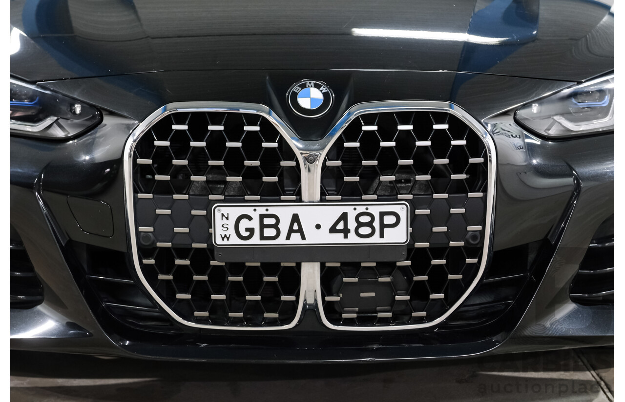 07/2022 BMW 430i M Sport Gran Coupe (RWD) G26 4d Coupe Black Sapphire Metallic Turbo 2.0L