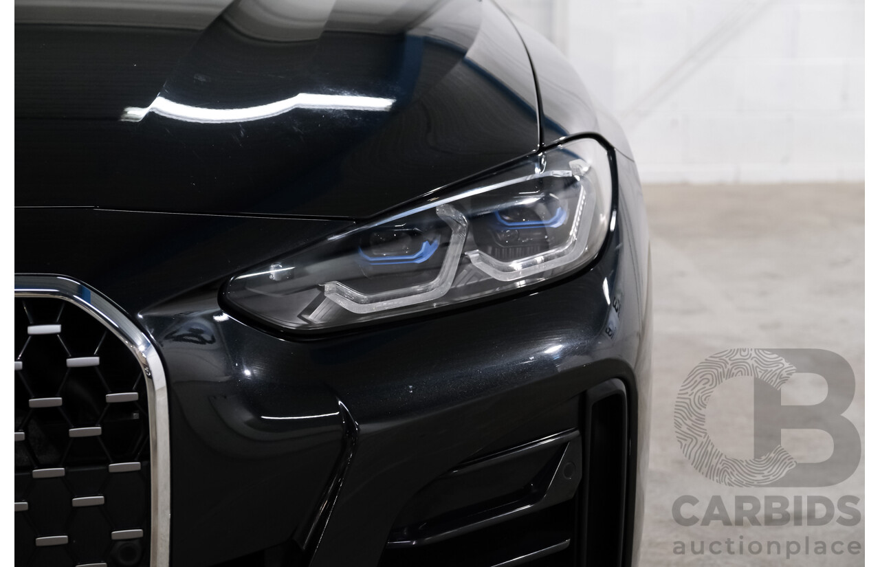 07/2022 BMW 430i M Sport Gran Coupe (RWD) G26 4d Coupe Black Sapphire Metallic Turbo 2.0L