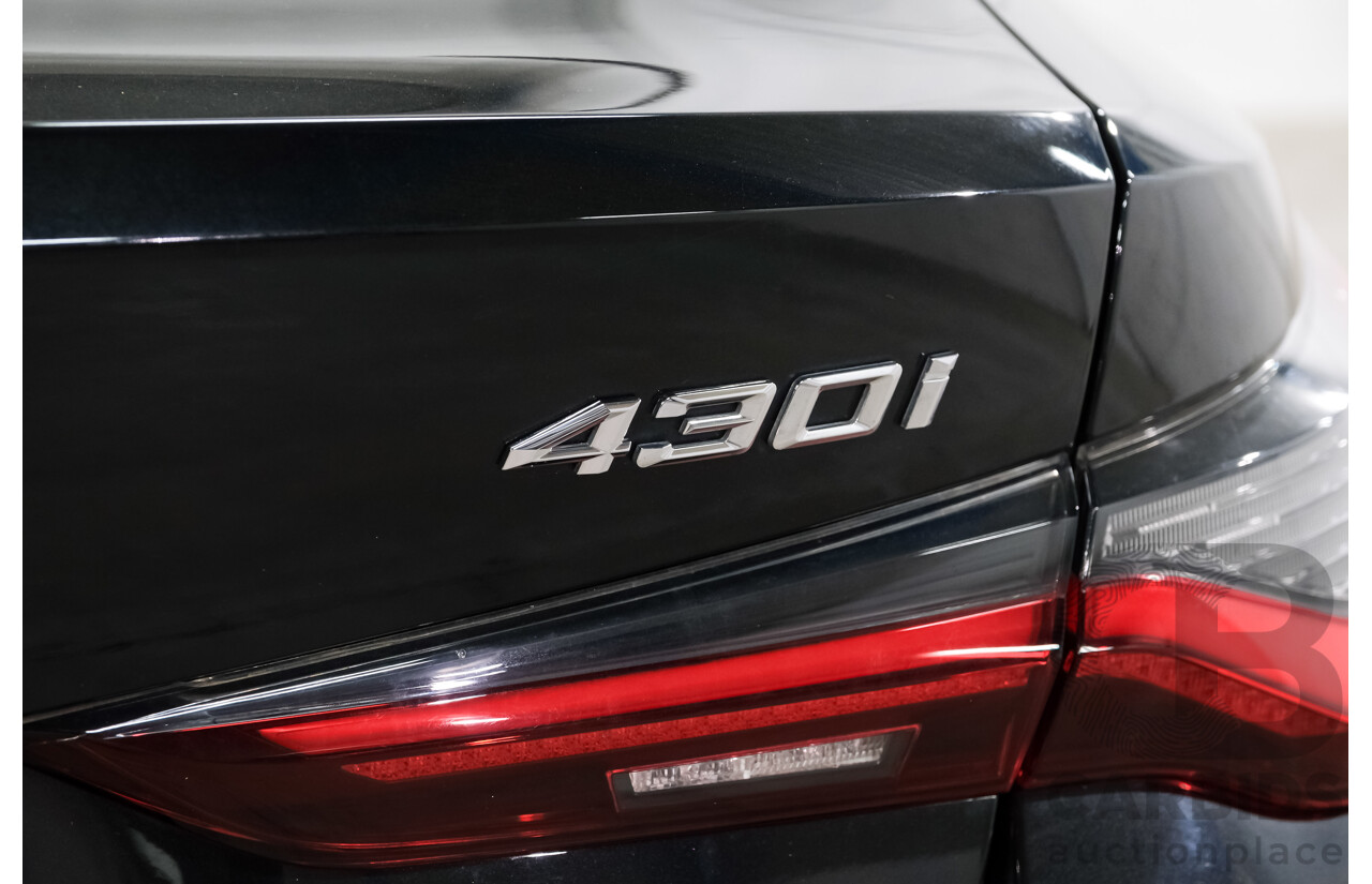 07/2022 BMW 430i M Sport Gran Coupe (RWD) G26 4d Coupe Black Sapphire Metallic Turbo 2.0L
