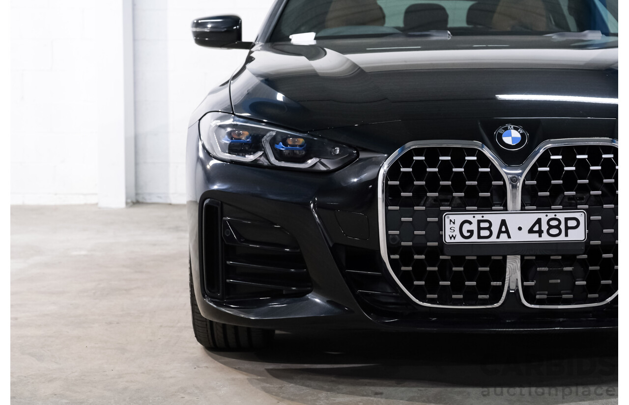 07/2022 BMW 430i M Sport Gran Coupe (RWD) G26 4d Coupe Black Sapphire Metallic Turbo 2.0L