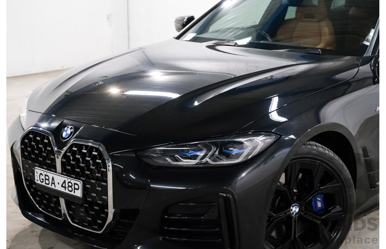 07/2022 BMW 430i M Sport Gran Coupe (RWD) G26 4d Coupe Black Sapphire Metallic Turbo 2.0L