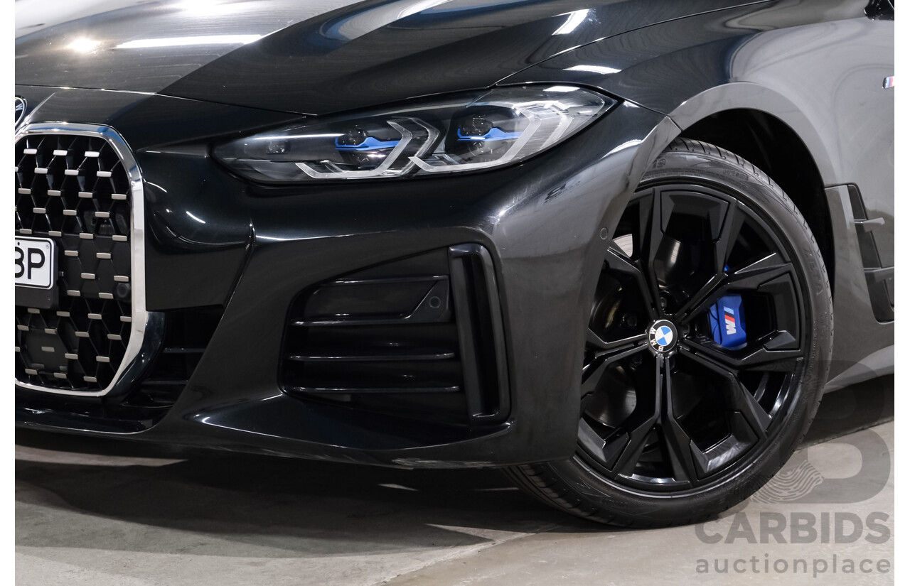 07/2022 BMW 430i M Sport Gran Coupe (RWD) G26 4d Coupe Black Sapphire Metallic Turbo 2.0L